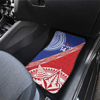 Tonga and Samoa Rugby Custom Car Mats Ikale Tahi Manu Samoa Together - Polynesian Pride