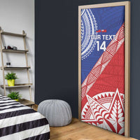 Tonga and Samoa Rugby Custom Door Cover Ikale Tahi Manu Samoa Together - Polynesian Pride