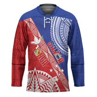 Tonga and Samoa Rugby Custom Hockey Jersey Ikale Tahi Manu Samoa Together - Polynesian Pride