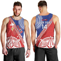 Tonga and Samoa Rugby Custom Men Tank Top Ikale Tahi Manu Samoa Together - Polynesian Pride