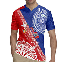 Tonga and Samoa Rugby Custom Rugby Jersey Ikale Tahi Manu Samoa Together - Polynesian Pride