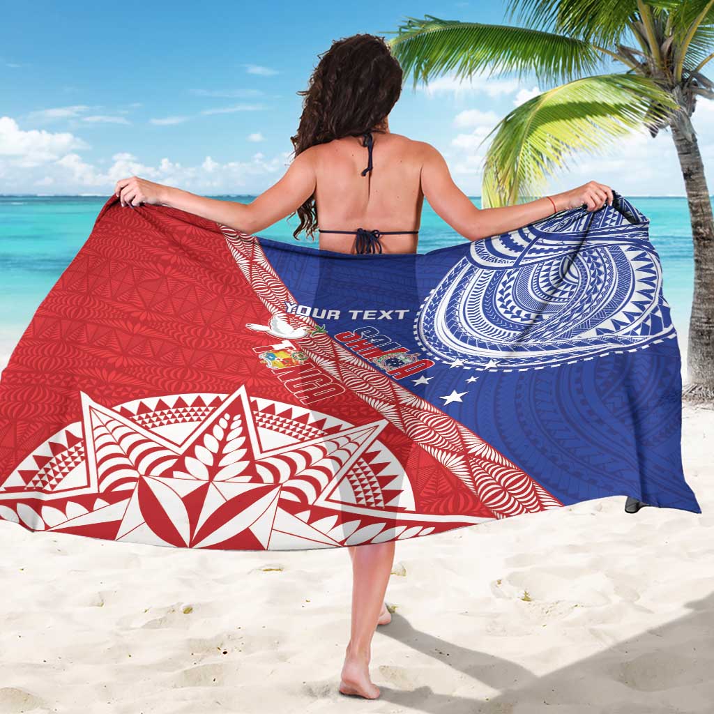 Tonga and Samoa Rugby Custom Sarong Ikale Tahi Manu Samoa Together - Polynesian Pride
