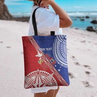 Tonga and Samoa Rugby Custom Tote Bag Ikale Tahi Manu Samoa Together - Polynesian Pride