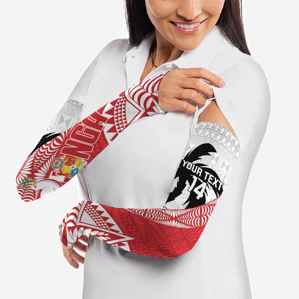 Fiji and Tonga Rugby Custom Arm Sleeves Flying Fijians Ikale Tahi Together Pacific - Polynesian Pride