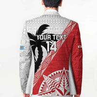 Fiji and Tonga Rugby Custom Blazer Flying Fijians Ikale Tahi Together Pacific - Polynesian Pride