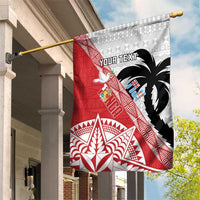 Fiji and Tonga Rugby Custom Garden Flag Flying Fijians Ikale Tahi Together Pacific - Polynesian Pride