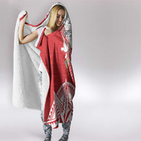 Fiji and Tonga Rugby Custom Hooded Blanket Flying Fijians Ikale Tahi Together Pacific - Polynesian Pride