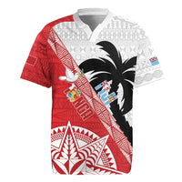 Fiji and Tonga Rugby Custom Rugby Jersey Flying Fijians Ikale Tahi Together Pacific - Polynesian Pride