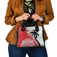 Fiji and Tonga Rugby Custom Shoulder Handbag Flying Fijians Ikale Tahi Together Pacific - Polynesian Pride