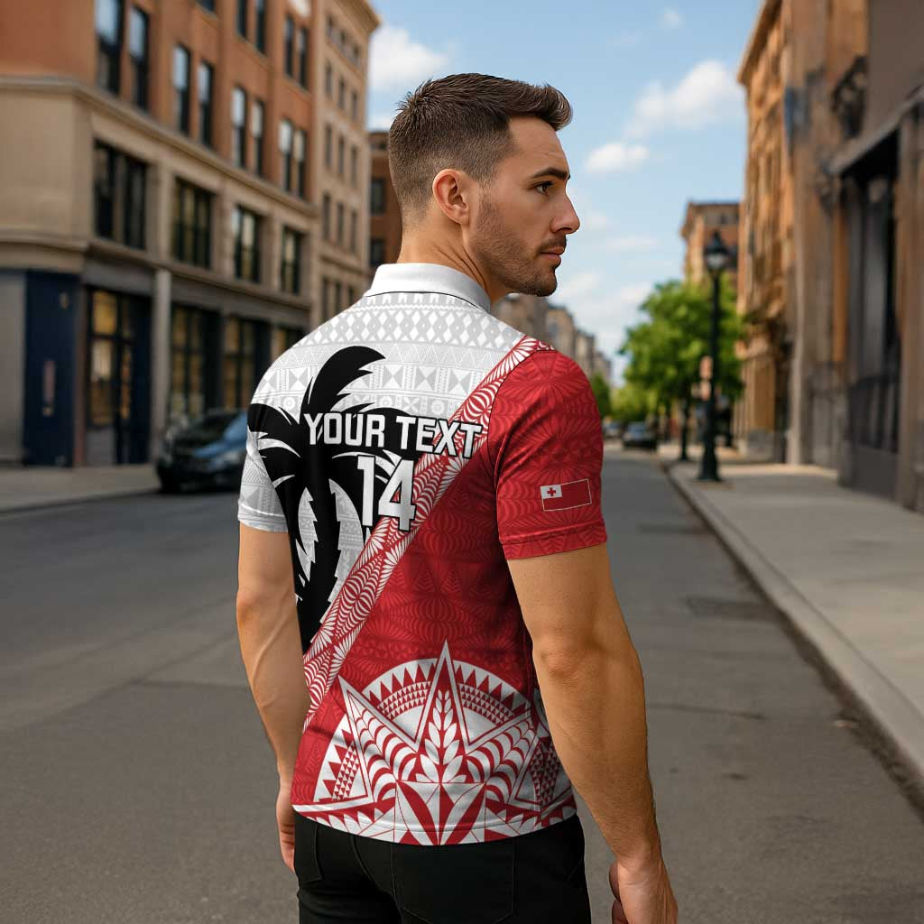 Fiji and Tonga Rugby Custom Zipper Polo Shirt Flying Fijians Ikale Tahi Together Pacific - Polynesian Pride