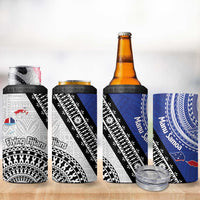Fiji an Samoa Rugby 4 in 1 Can Cooler Tumbler Flying Fijians Manu Samoa Together Pacific - Polynesian Pride
