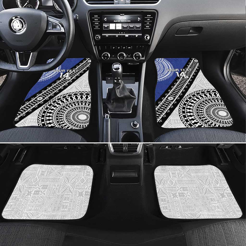Fiji an Samoa Rugby Custom Car Mats Flying Fijians Manu Samoa Together Pacific - Polynesian Pride