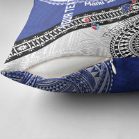 Fiji an Samoa Rugby Custom Pillow Cover Flying Fijians Manu Samoa Together Pacific - Polynesian Pride
