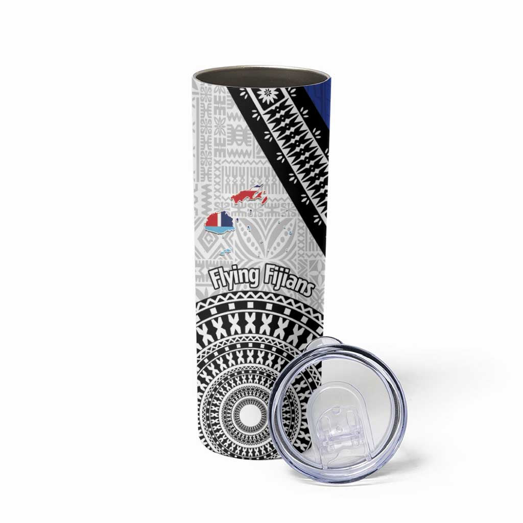 Fiji an Samoa Rugby Skinny Tumbler Flying Fijians Manu Samoa Together Pacific - Polynesian Pride