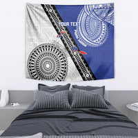 Fiji an Samoa Rugby Custom Tapestry Flying Fijians Manu Samoa Together Pacific - Polynesian Pride