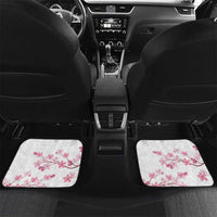 USA and Japan Rugby Custom Car Mats Eagles Brave Blossoms Together Pacific - Polynesian Pride