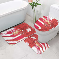 Canada and Japan Rugby Custom Bathroom Set Canucks Brave Blossoms Together Pacific - Polynesian Pride