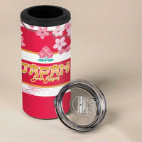 Canada and Japan Rugby 4 in 1 Can Cooler Tumbler Canucks Brave Blossoms Together Pacific - Polynesian Pride