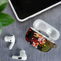Hawaiian and Japanese AirPods Case Koi Fish With Kanaka Polynesian Tattoo - Polynesian Pride