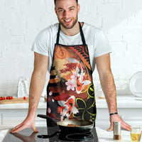 Hawaiian and Japanese Apron Koi Fish With Kanaka Polynesian Tattoo LT14 - Polynesian Pride