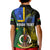 Personalised South Sea Islanders Kid Polo Shirt Kanakas With Vanuatu Coat Of Arms LT14 - Polynesian Pride