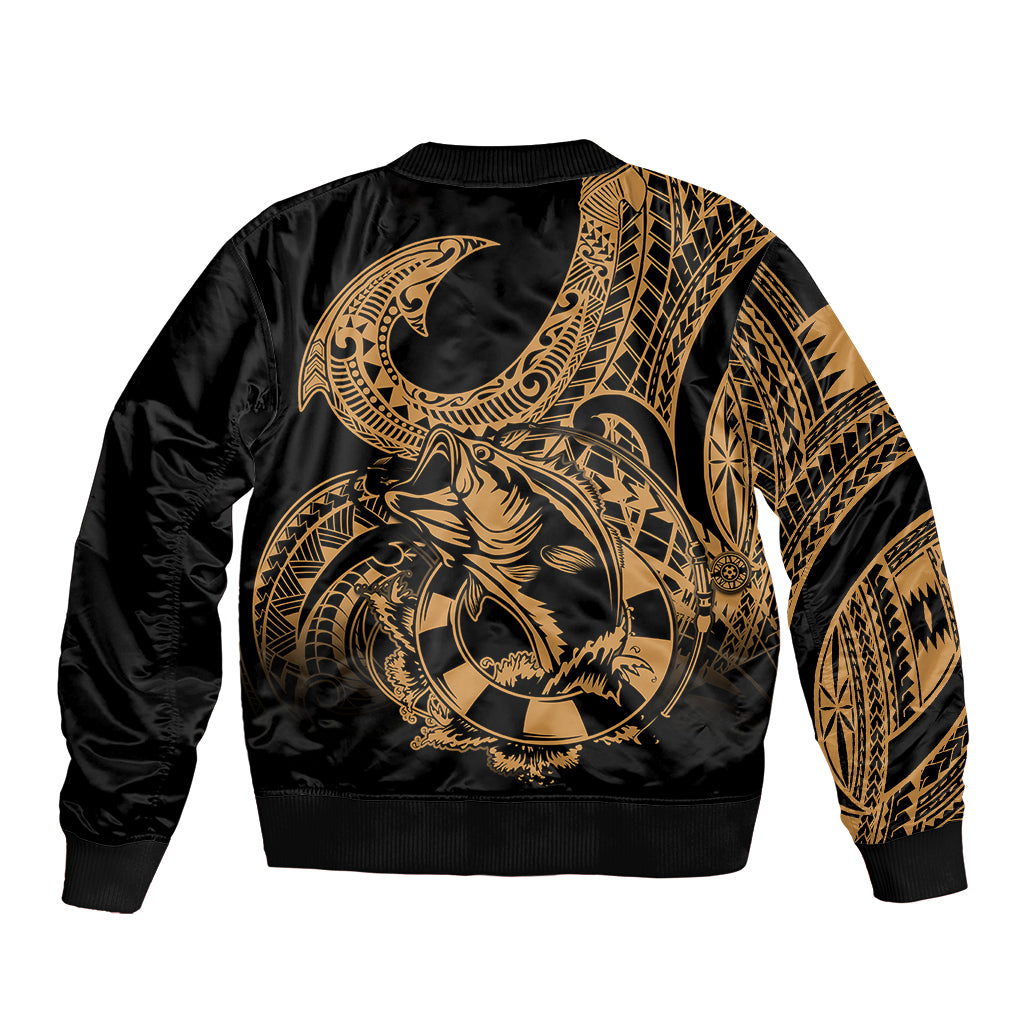 polynesia-sleeve-zip-bomber-jacket-fish-hook-tattoo-go-fishing-polynesian-pattern-gold
