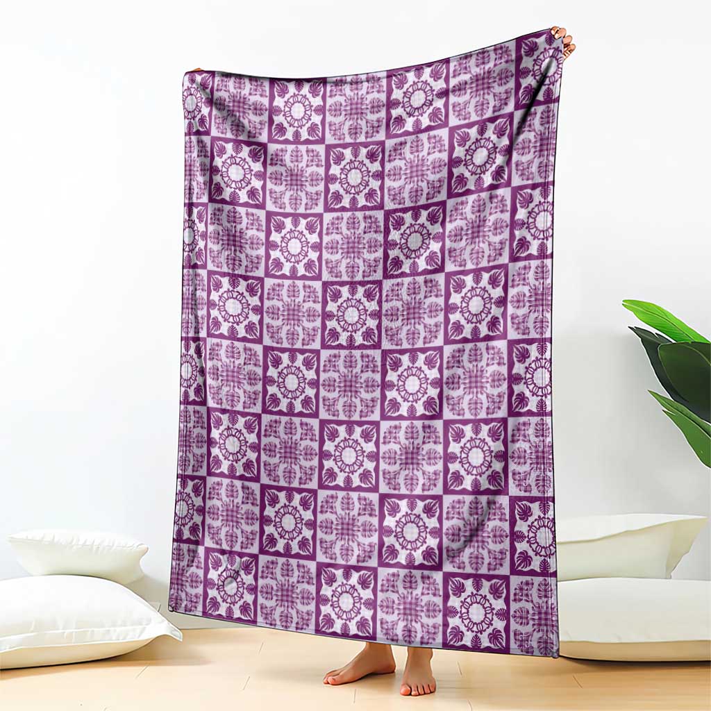 Poni Palaka Quilt Hawaii Blanket Hawaiian Tropical Monstera Sea Turtle