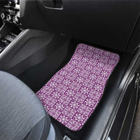 Poni Palaka Quilt Hawaii Car Mats Hawaiian Tropical Monstera Sea Turtle