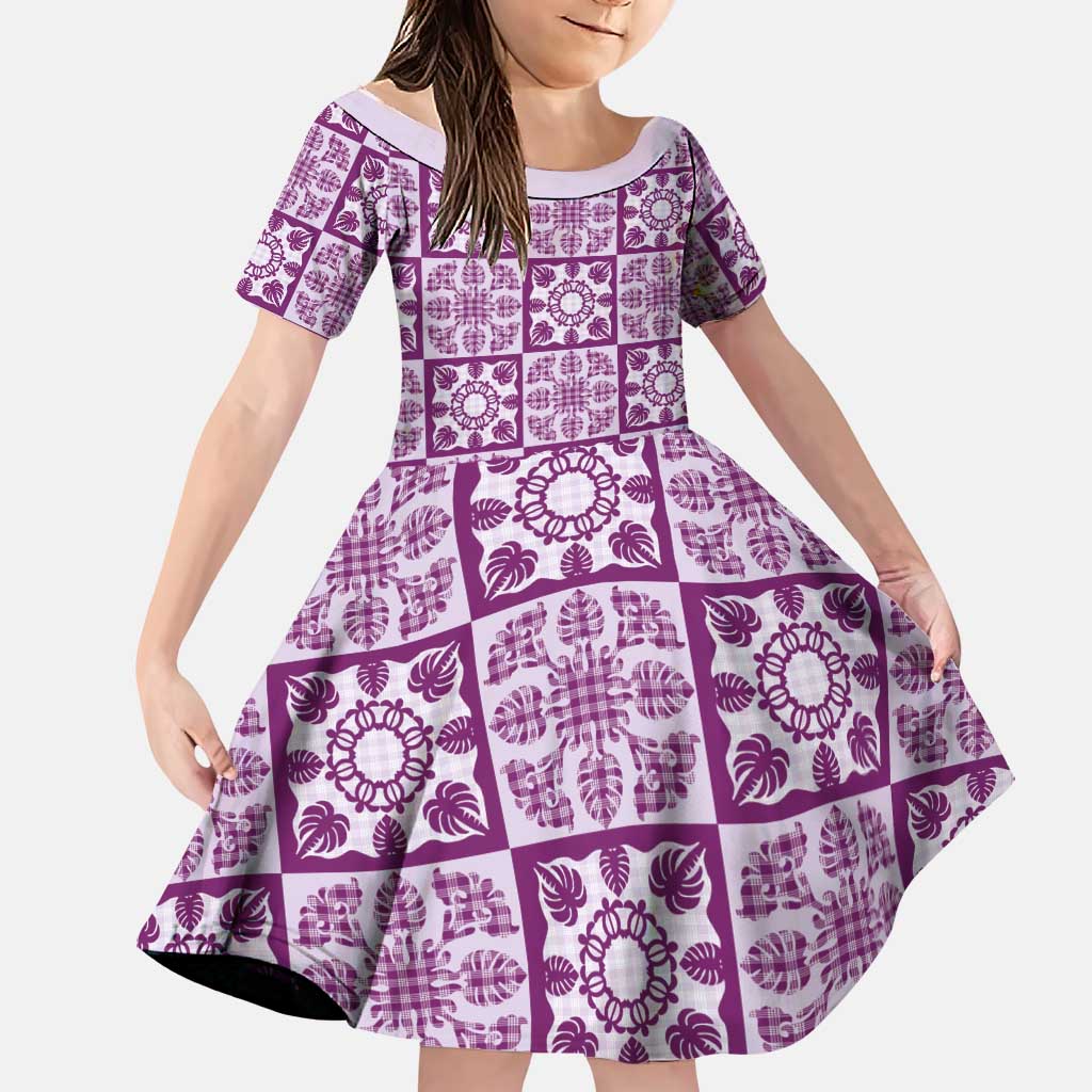 Poni Palaka Quilt Hawaii Family Matching Summer Maxi Dress and Hawaiian Shirt Hawaiian Tropical Monstera Sea Turtle