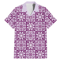 Poni Palaka Quilt Hawaii Family Matching Tank Maxi Dress and Hawaiian Shirt Hawaiian Tropical Monstera Sea Turtle