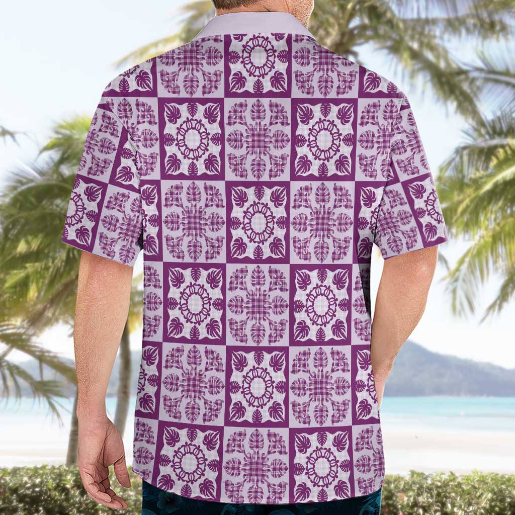Poni Palaka Quilt Hawaii Hawaiian Shirt Hawaiian Tropical Monstera Sea Turtle LT14 - Polynesian Pride
