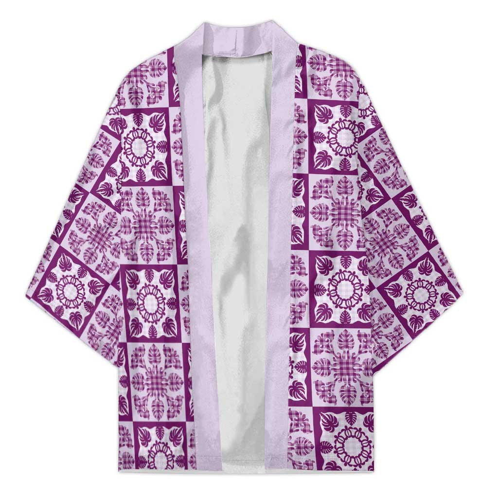 Poni Palaka Quilt Hawaii Kimono Hawaiian Tropical Monstera Sea Turtle