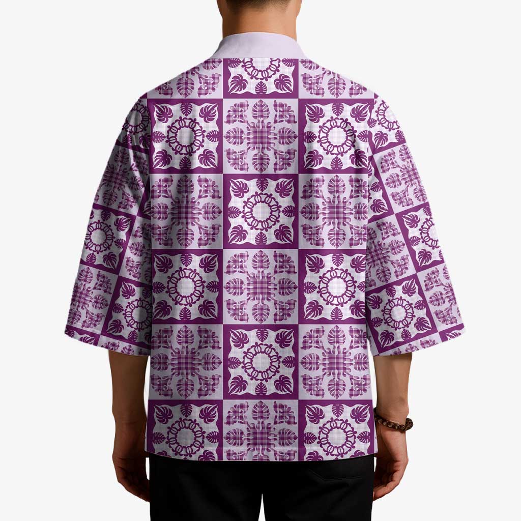 Poni Palaka Quilt Hawaii Kimono Hawaiian Tropical Monstera Sea Turtle