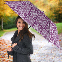 Poni Palaka Quilt Hawaii Umbrella Hawaiian Tropical Monstera Sea Turtle LT14 - Polynesian Pride