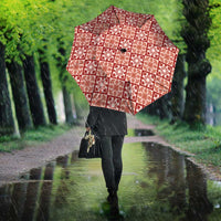 Ulaula Palaka Quilt Hawaii Umbrella Hawaiian Tropical Monstera Sea Turtle LT14 - Polynesian Pride
