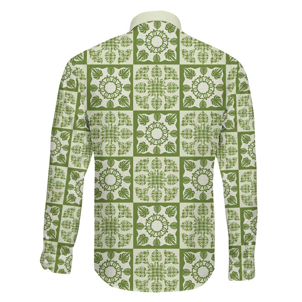 Omaomao Palaka Quilt Hawaii Family Matching Summer Maxi Dress and Hawaiian Shirt Hawaiian Tropical Monstera Sea Turtle