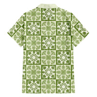 Omaomao Palaka Quilt Hawaii Hawaiian Shirt Hawaiian Tropical Monstera Sea Turtle LT14 - Polynesian Pride