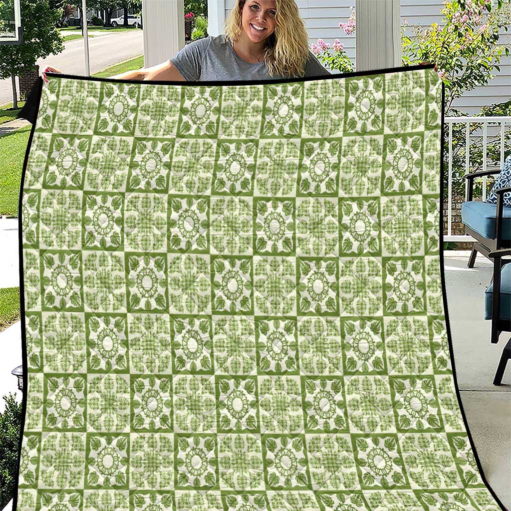 Omaomao Palaka Quilt Hawaii Quilt Hawaiian Tropical Monstera Sea Turtle