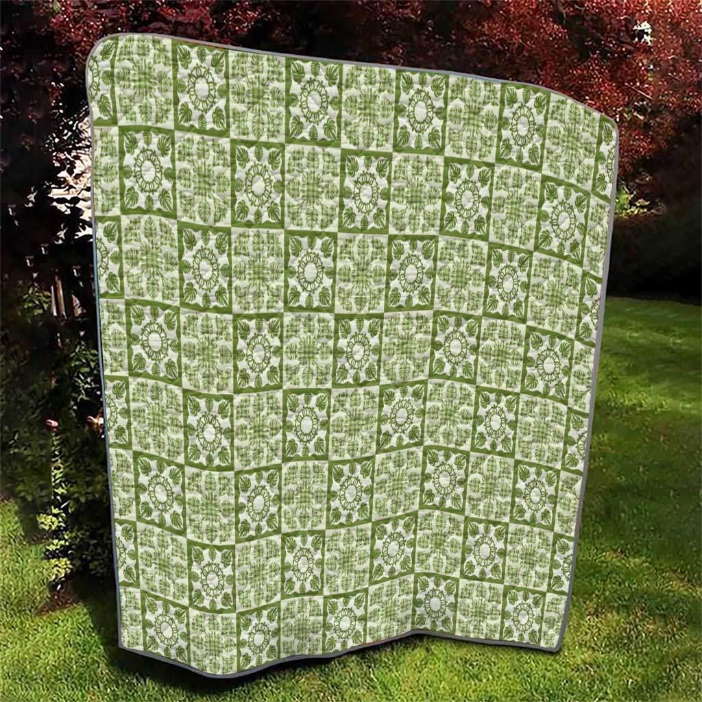 Omaomao Palaka Quilt Hawaii Quilt Hawaiian Tropical Monstera Sea Turtle