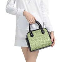 Omaomao Palaka Quilt Hawaii Shoulder Handbag Hawaiian Tropical Monstera Sea Turtle