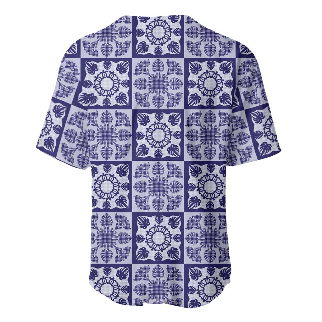 Polu Palaka Quilt Hawaii Baseball Jersey Hawaiian Tropical Monstera Sea Turtle