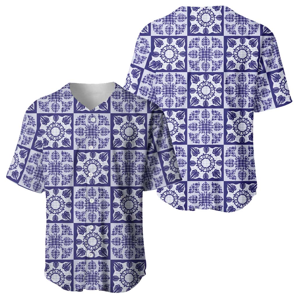 Polu Palaka Quilt Hawaii Baseball Jersey Hawaiian Tropical Monstera Sea Turtle