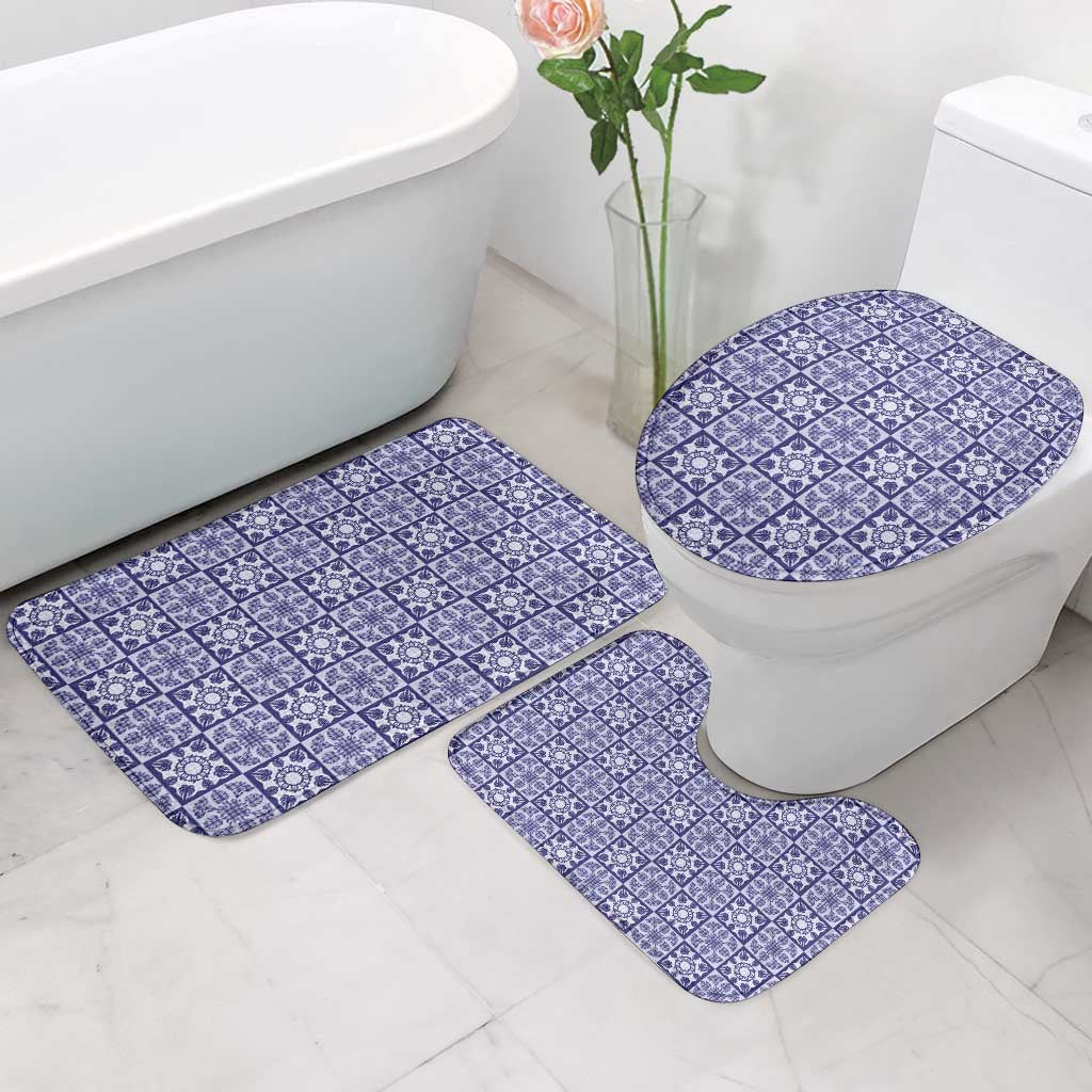 Polu Palaka Quilt Hawaii Bathroom Set Hawaiian Tropical Monstera Sea Turtle LT14 - Polynesian Pride