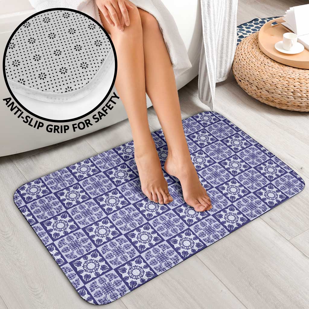 Polu Palaka Quilt Hawaii Bathroom Set Hawaiian Tropical Monstera Sea Turtle LT14 - Polynesian Pride