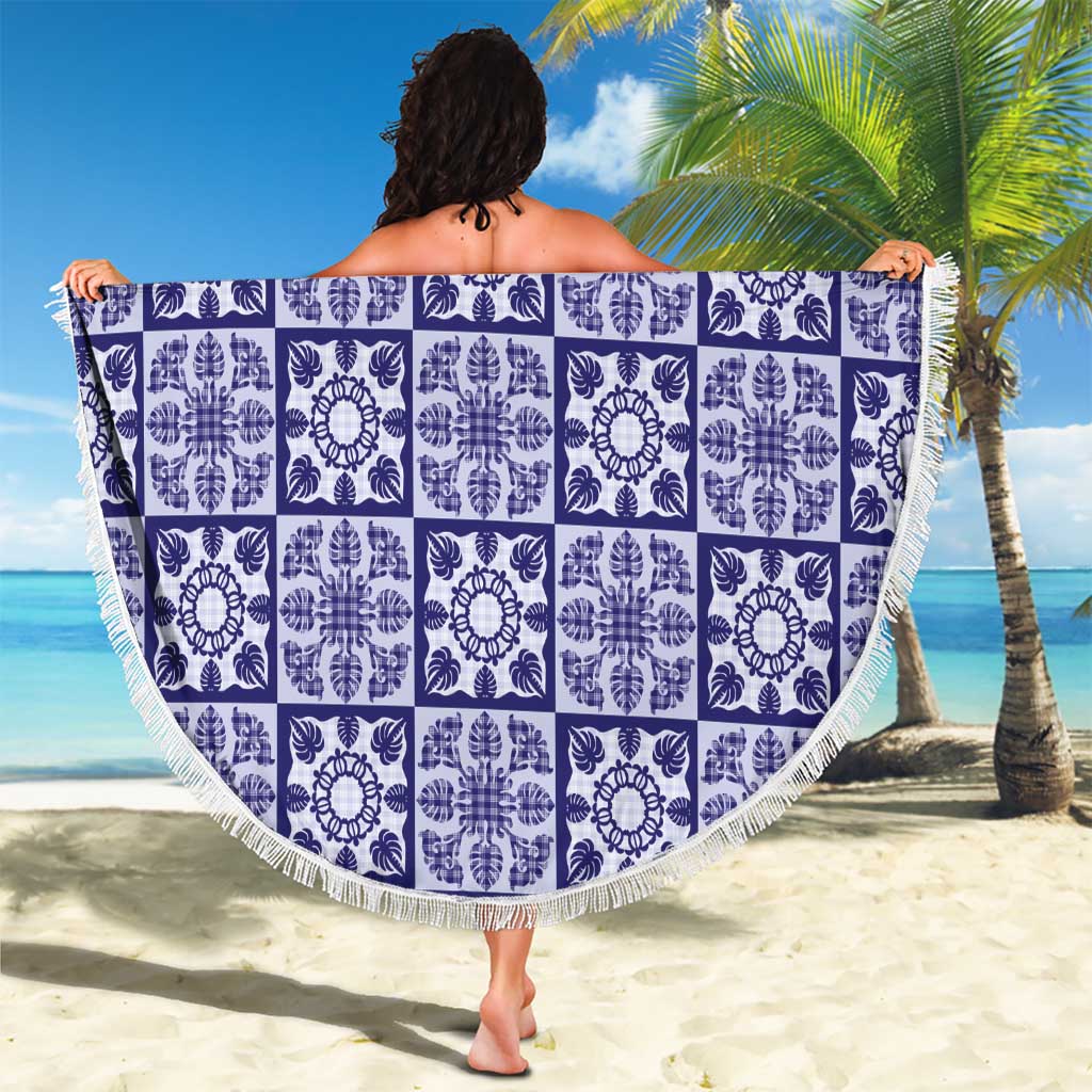 Polu Palaka Quilt Hawaii Beach Blanket Hawaiian Tropical Monstera Sea Turtle LT14 - Polynesian Pride
