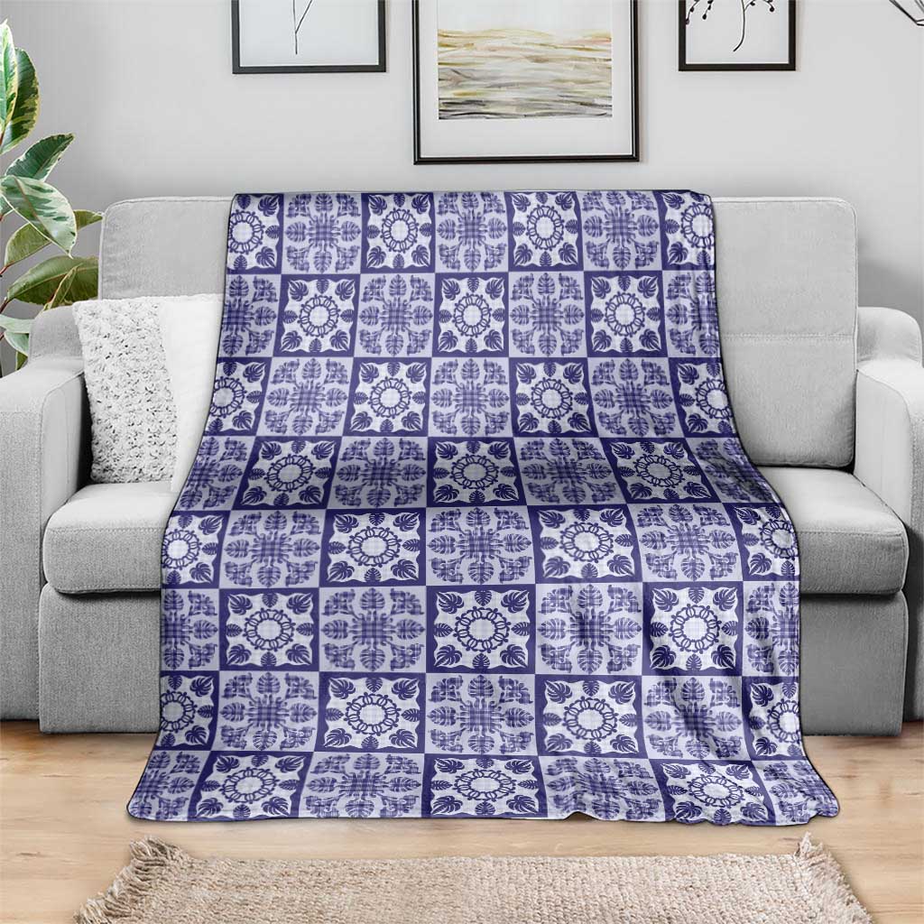 Polu Palaka Quilt Hawaii Blanket Hawaiian Tropical Monstera Sea Turtle LT14 - Polynesian Pride