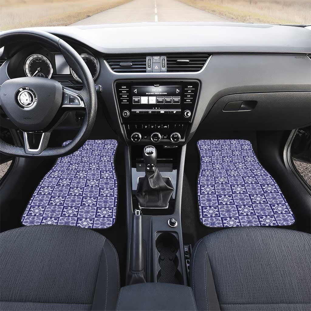 Polu Palaka Quilt Hawaii Car Mats Hawaiian Tropical Monstera Sea Turtle