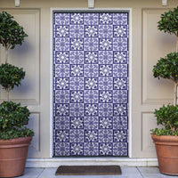 Polu Palaka Quilt Hawaii Door Cover Hawaiian Tropical Monstera Sea Turtle LT14 Blue - Polynesian Pride