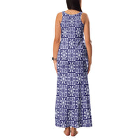 Polu Palaka Quilt Hawaii Family Matching Tank Maxi Dress and Hawaiian Shirt Hawaiian Tropical Monstera Sea Turtle