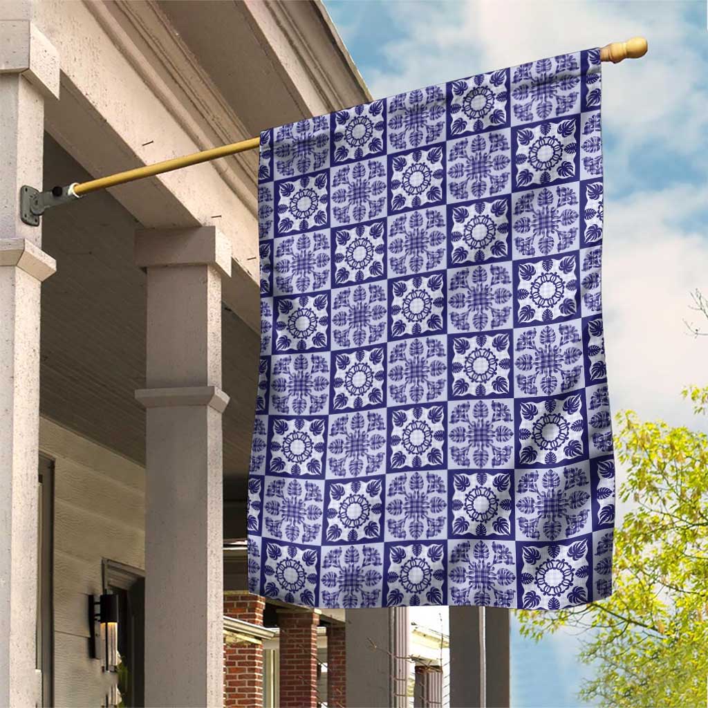 Polu Palaka Quilt Hawaii Garden Flag Hawaiian Tropical Monstera Sea Turtle